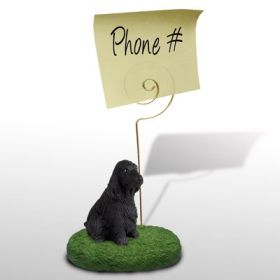 English Cocker Spaniel - Black - Memo Holder