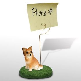 Chihuahua - Long Haired - Memo Holder