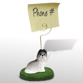 Shih Tzu - Gray - Memo Holder