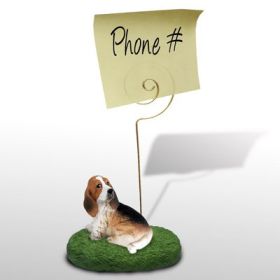 Basset Hound - Memo Holder