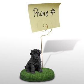 Shar Pei - Black - Memo Holder