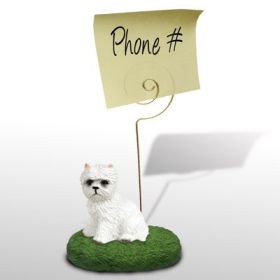 West Highland White Terrier - Memo Holder