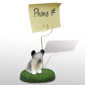 Skye Terrier - Memo Holder