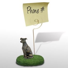 Greyhound - Brindle - Memo Holder