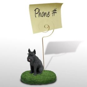 Giant Schnauzer - Black - Memo Holder