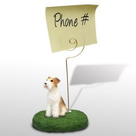 Wire Hair Fox Terrier - Memo Holder