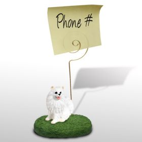 American Eskimo - Miniature - Memo Holder