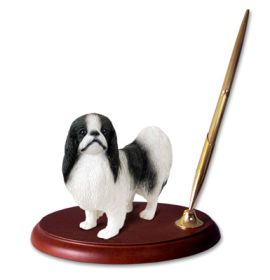 Japanese Chin - Black and White - Pen Set