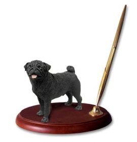 Pug - Black - Pen Set