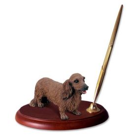 Dachshund - Longhaired - Red - Pen Set