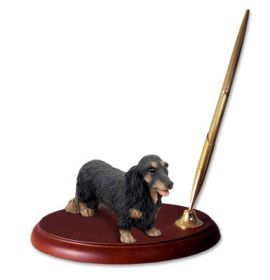 Dachshund - Longhaired - Black - Pen Set