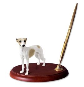 Whippet - Tan and White - Pen Set