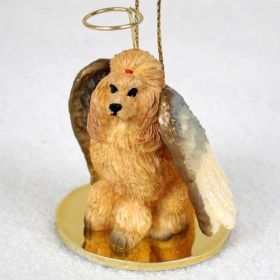 Poodle - Apricot  - Angel Ornament