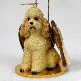 Poodle - Sport Cut - Apricot - Angel Ornament