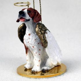 Pointer - Brown and White - Angel Ornament