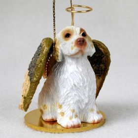 Clumber Spaniel - Angel Ornament