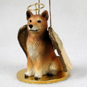 Finnish Spitz - Angel Ornament