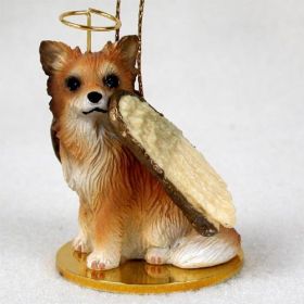 Chihuahua - Long Haired - Angel Ornament