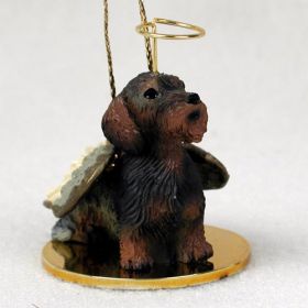 Dachshund - Wire Haired - Angel Ornament