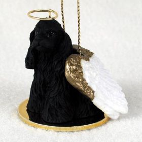 Cocker Spaniel - Black - Angel Ornament