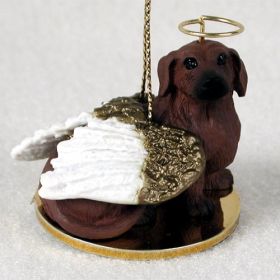 Dachshund - Red - Angel Ornament