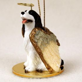 Springer Spaniel - Liver and White - Angel Ornament