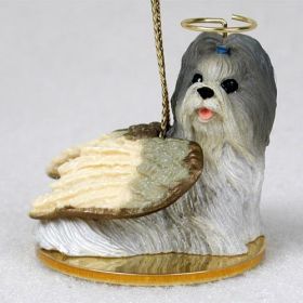 Shih Tzu - Mixed - Angel Ornament