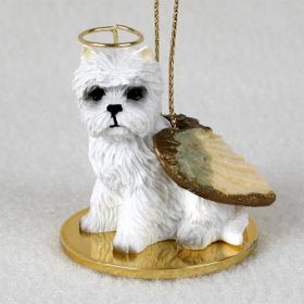 West Highland White Terrier - Angel Ornament