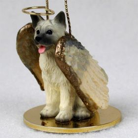 Akita - Fawn - Angel Ornament