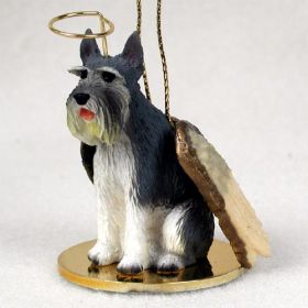 Giant Schnauzer - Gray - Angel Ornament