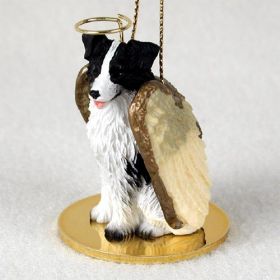 Border Collie - Angel Ornament