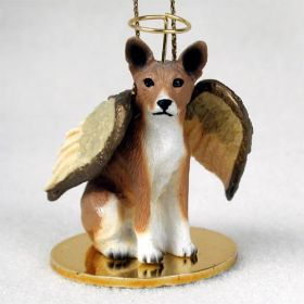 Basenji - Angel Ornament