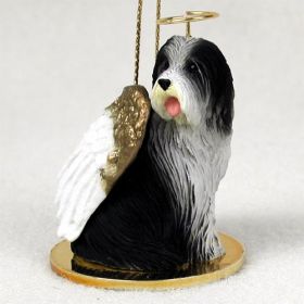 Bearded Collie - Angel Ornament