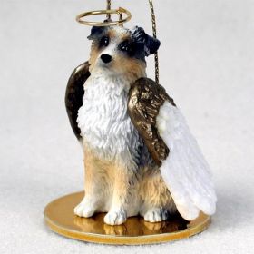 Australian Shepherd - Blue - Docked - Angel Ornament