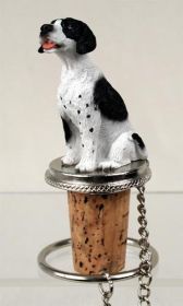 Pointer - Black and White - Bottle Stopper