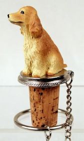 English Cocker Spaniel - Blonde - Bottle Stopper