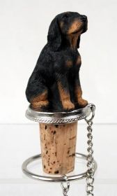 Black and Tan Coonhound - Bottle Stopper