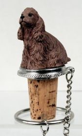 Cocker Spaniel - Brown - Bottle Stopper