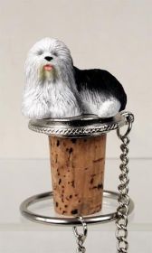 Old English Sheepdog - Bottle Stopper