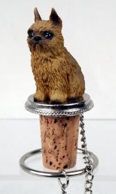 Brussels Griffon - Red - Bottle Stopper