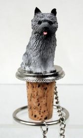 Cairn Terrier - Gray - Bottle Stopper