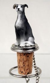 Greyhound - Blue - Bottle Stopper