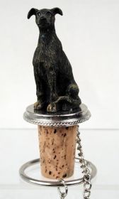 Greyhound - Brindle - Bottle Stopper