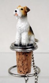 Wire Hair Fox Terrier - Bottle Stopper