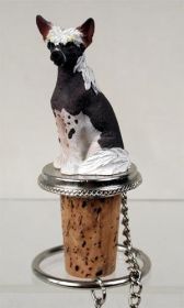 Chinese Crested - Bottle Stopper