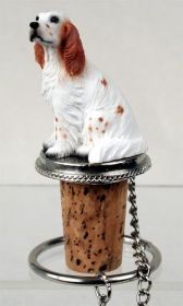 English Setter - Orange Belton - Bottle Stopper