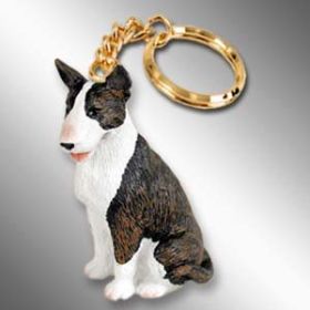 Bull Terrier - Brindle - Keychain