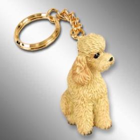 Poodle - Sport Cut - Apricot - Keychain