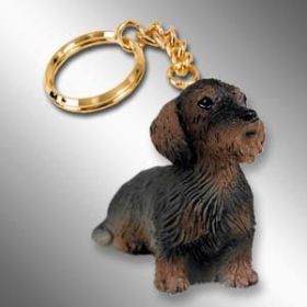 Dachshund - Wire Haired - Keychain