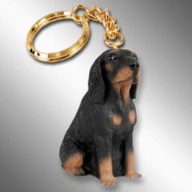 Black and Tan Coonhound - Keychain